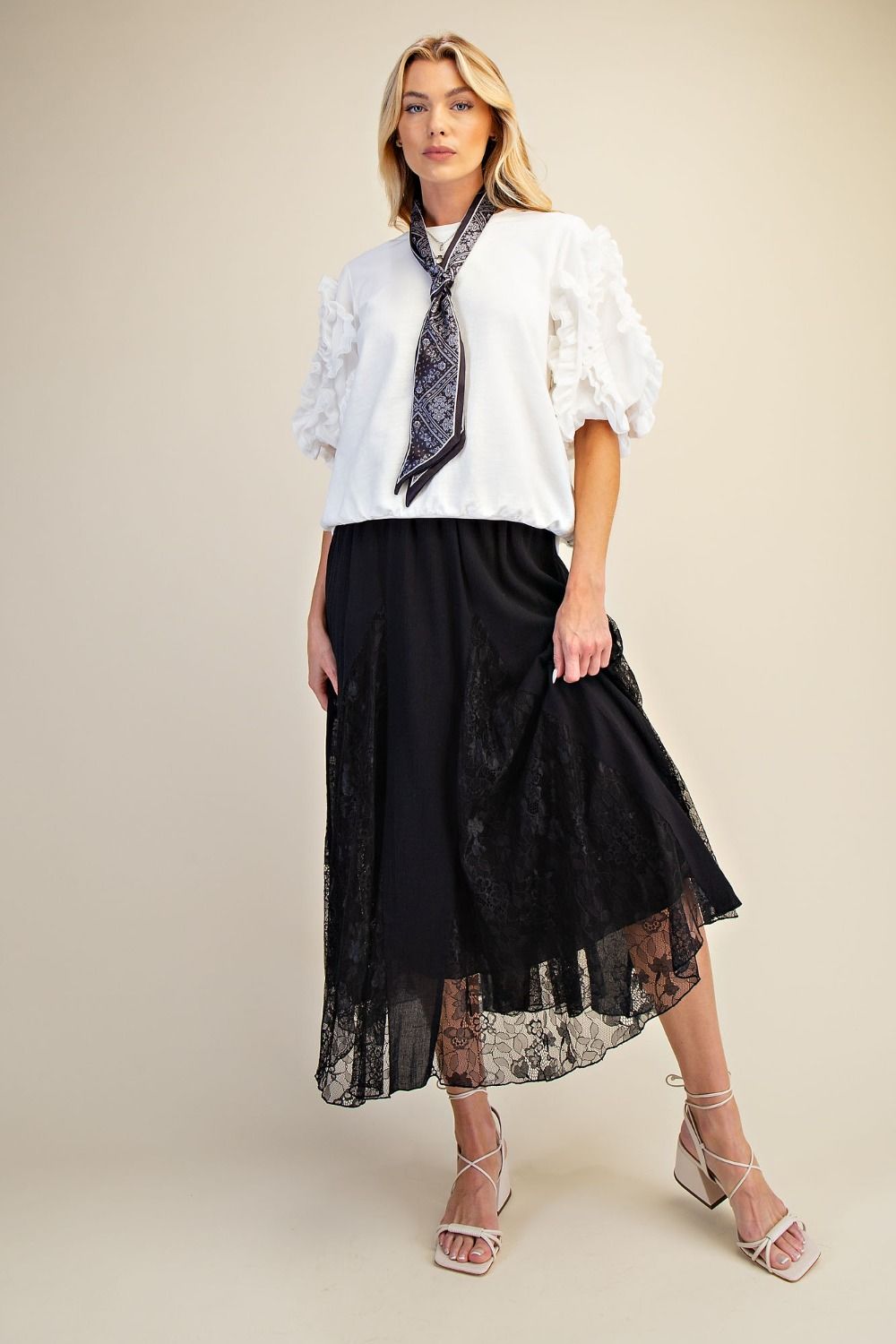 Kay Bradshaw Mineral Washed Top OFF WHITE