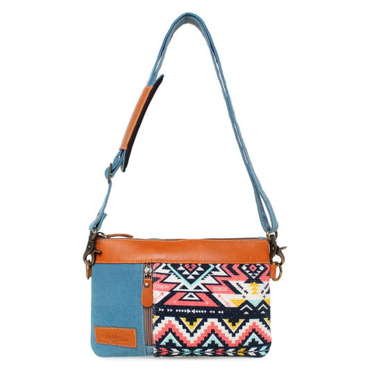 Blue Southwest Crossbody