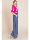 Denim Palazzo Pants