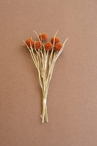 Artificial Ball Flowers- Orange