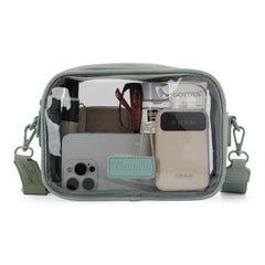 Wrangler Clear Crossbody Bag/Stadium Bag - Green