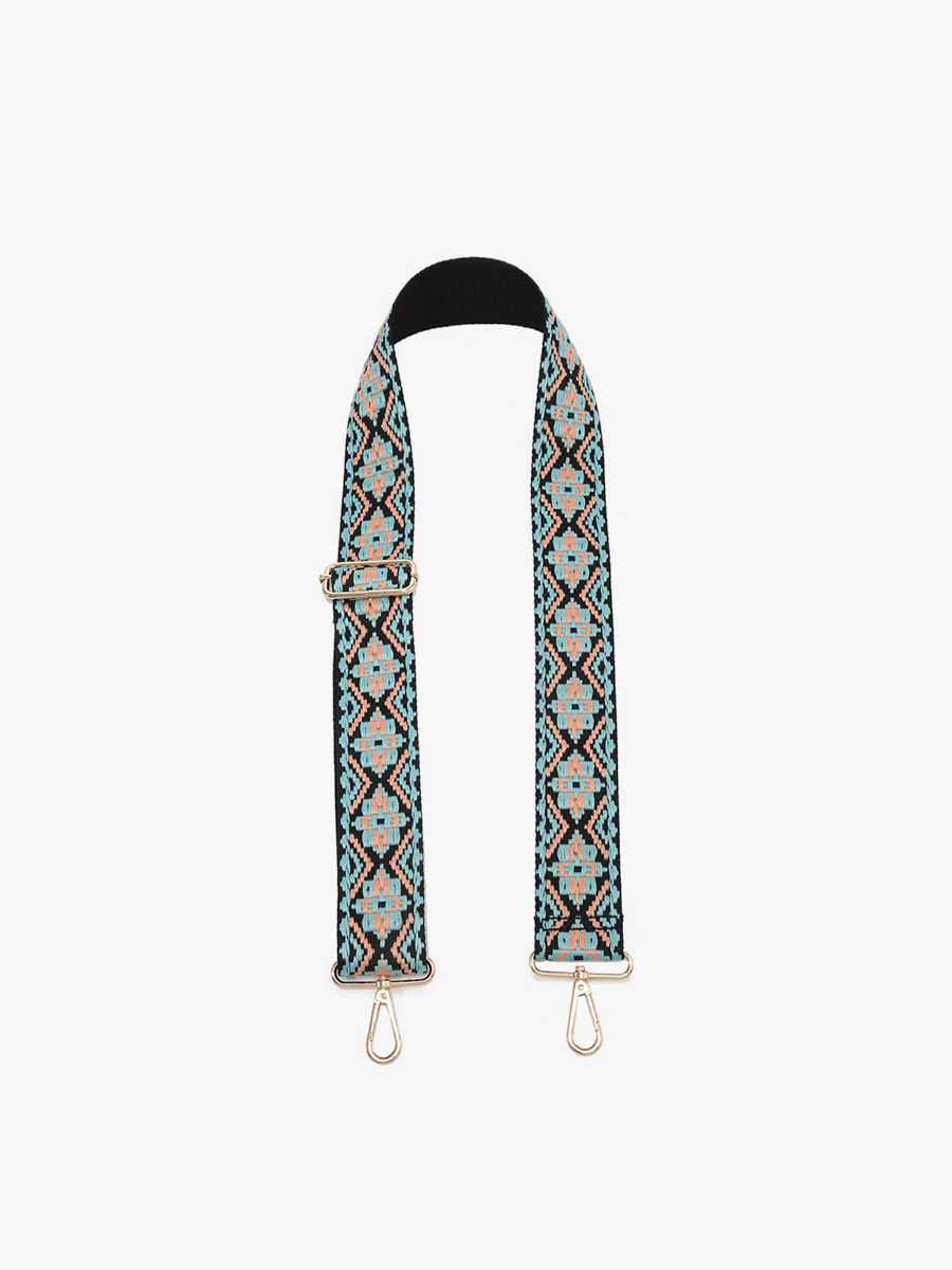 Turquoise Tribal Guitar Purse Strap