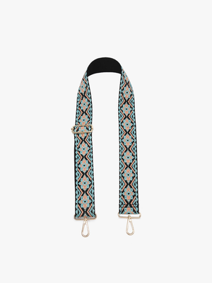 Turquoise Tribal Guitar Purse Strap