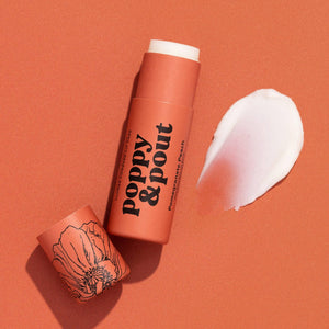 Poppy & Pout - Lip Balm, Pomegranate Peach