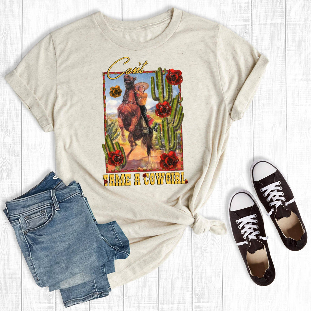 Can't Tame A Cowgirl T-Shirt