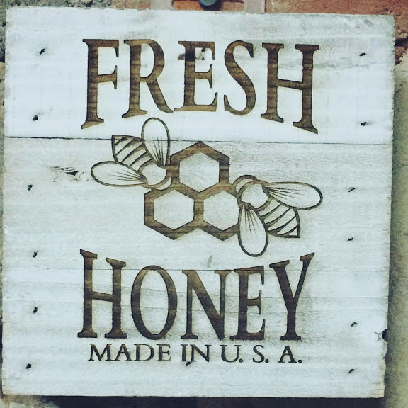 Engraved Decor-Fresh Honey