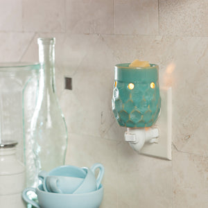 Pluggable Fragrance Warmer- Honeycomb Turquoise