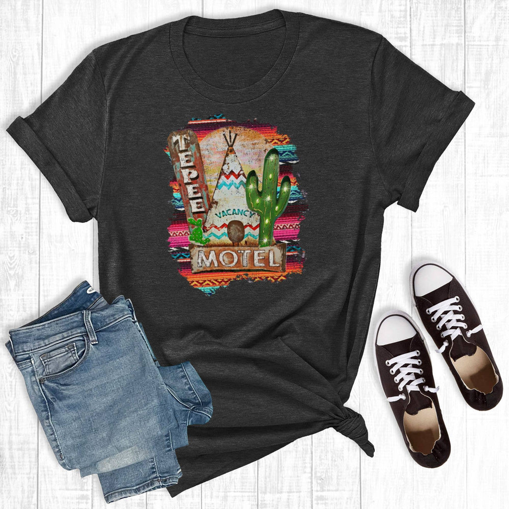 Teepee Cactus Motel T-Shirt