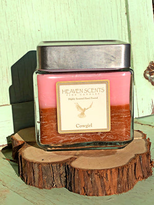 24 oz Candle- Cowgirl Scent