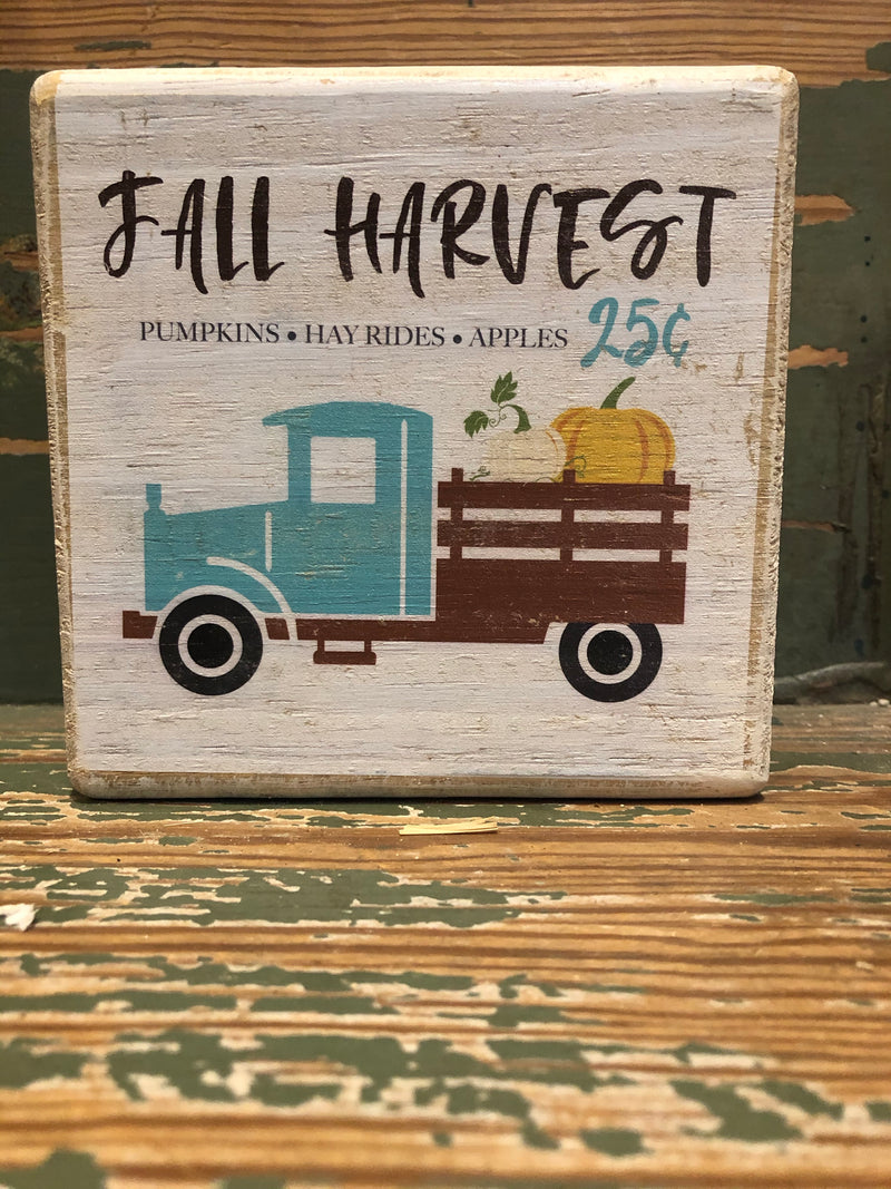 Handmade Décor- Fall Harvest Truck