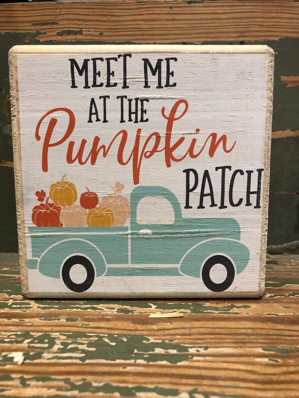 Handmade Décor- Pumpkin Patch Truck