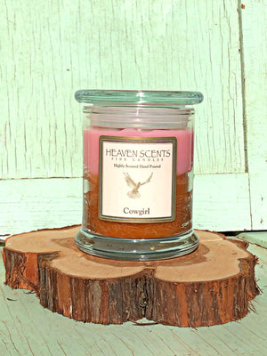 10 oz Candle- Cowgirl Scent