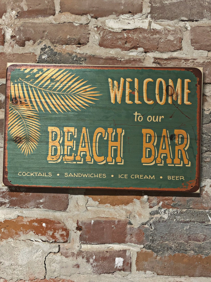 UV Color Handmade Decor-Welcome to our Beach Bar