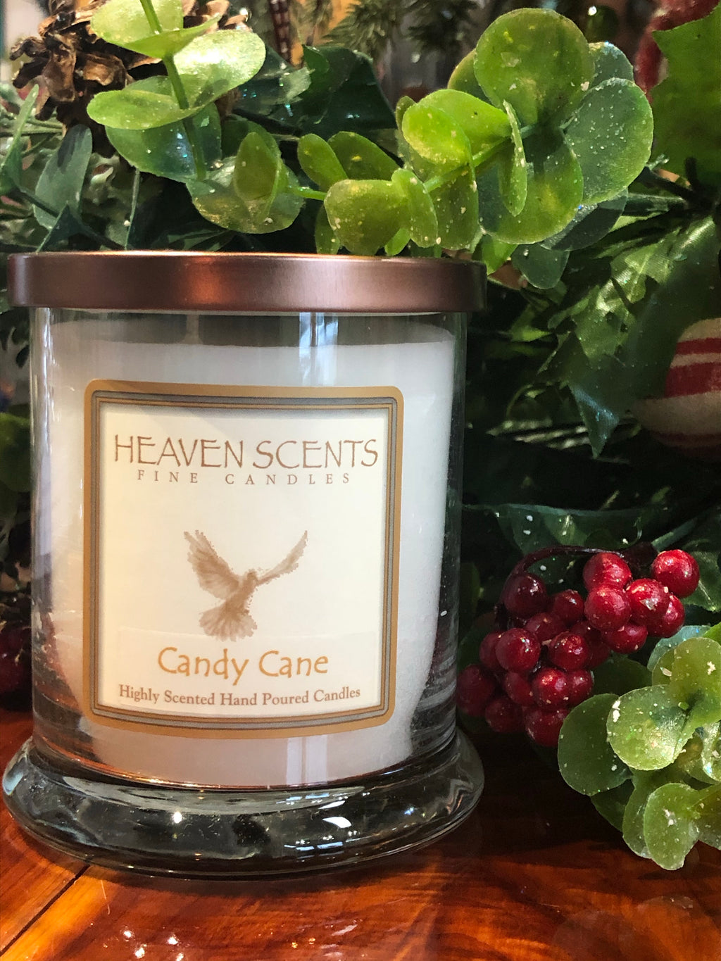 10 oz Candle- Candy Cane Scent