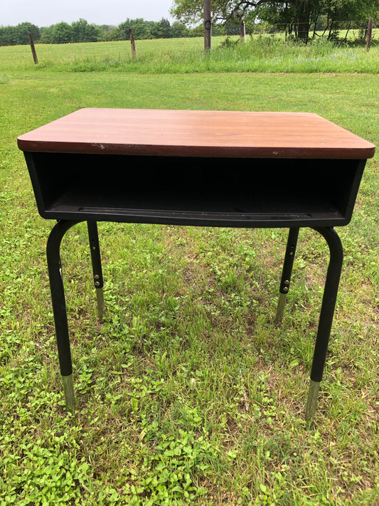 Vintage School Desk w/storage