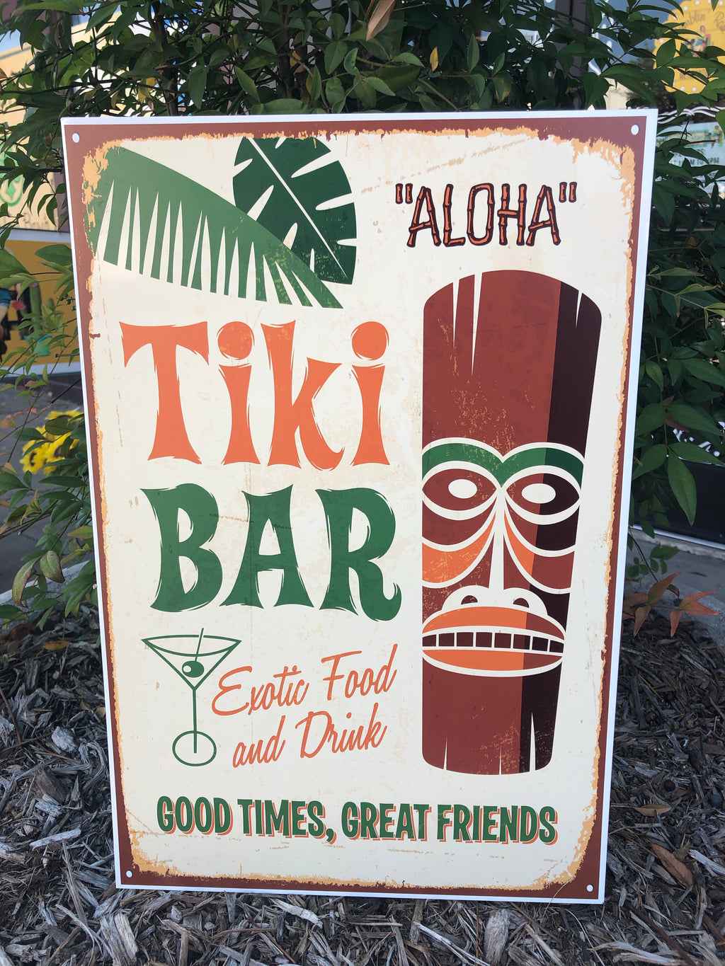 Metal UV Printed Sign- Aloha Tiki Bar